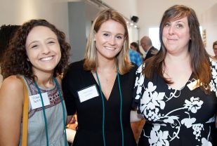 <p>From left to right: Victoria Farris (intern),&nbsp;Hannah Lyons (intern), Sarah Steele (supervisor)</p>
