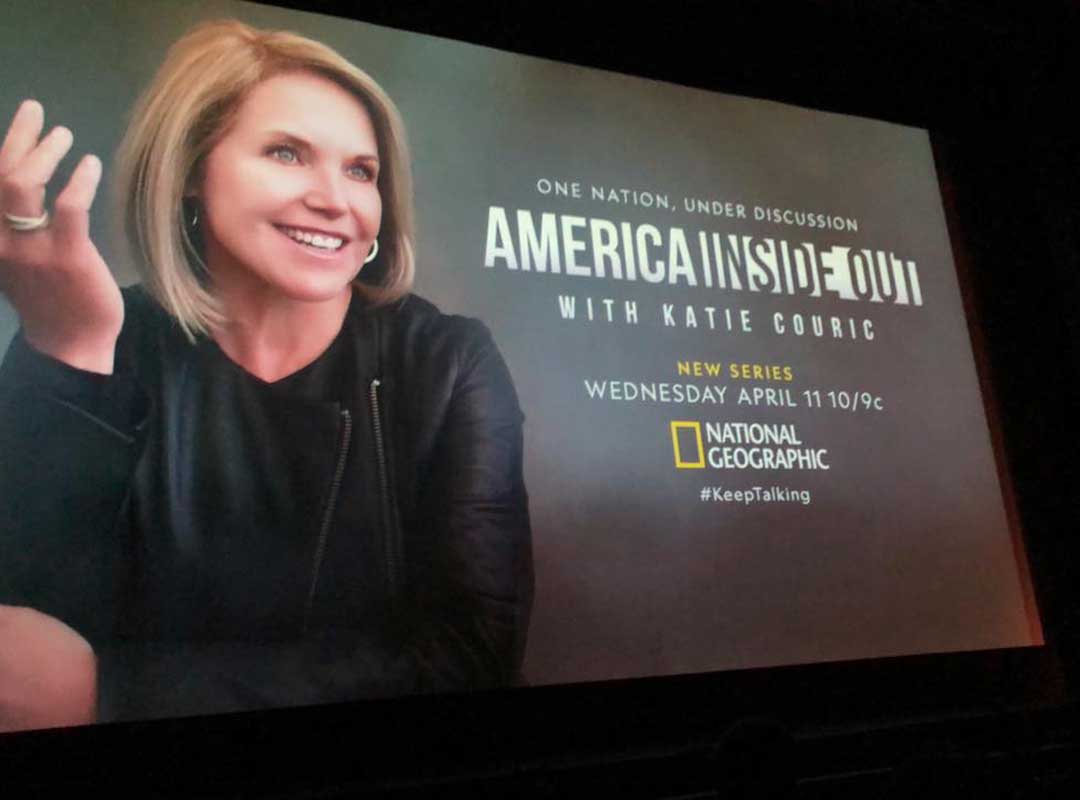 <p>Katie Couric returned to Grounds for a special episode screening of America Inside Out.&nbsp;</p>
