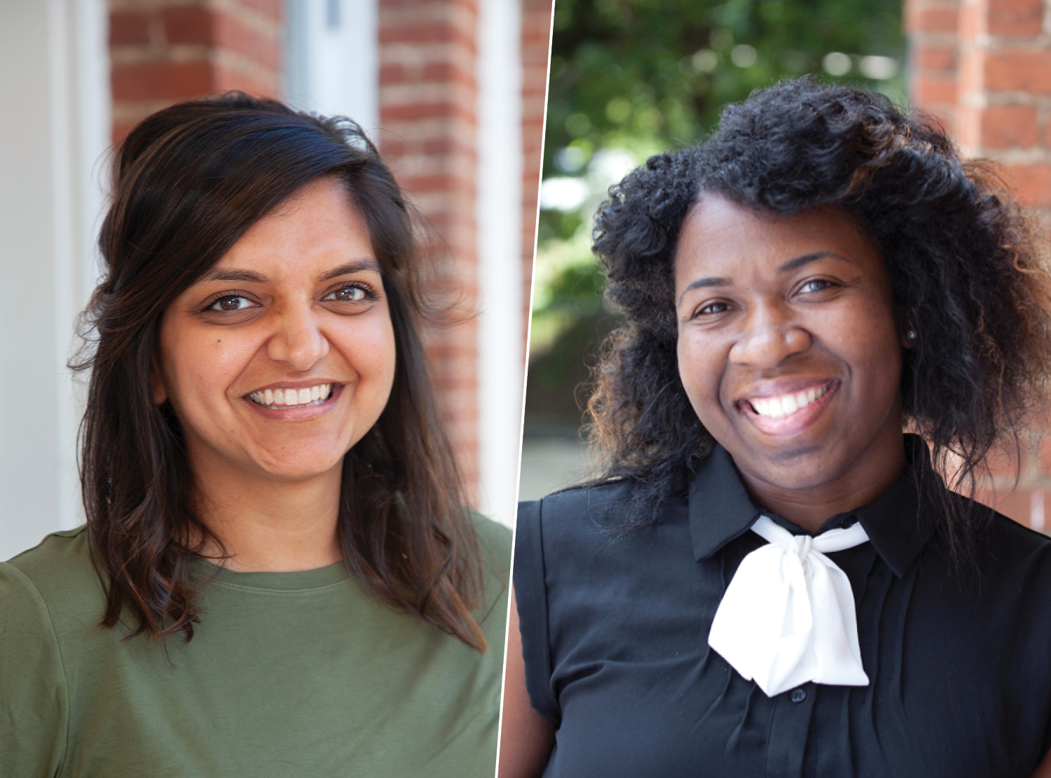 Counseling team members Aisha Saeed and Latoria White are taking on new roles at the Women's Center for the 2020-21 academic year. 