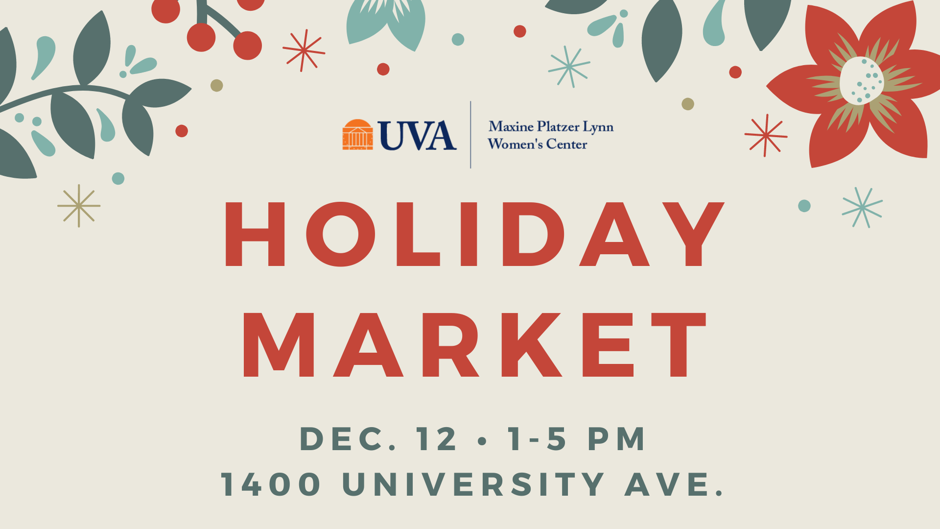 holiday market graphic